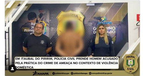 EM ITAUBAL DO PIRIRIM, POLÍCIA CIVIL PRENDE HOMEM ACUSADO PELA PRÁTICA DO CRIME DE AMEAÇA NO CONTEXTO DE VIOLÊNCIA DOMÉSTICA