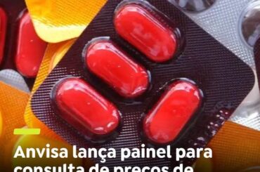A Agência Nacional de Vigilância Sanitária (Anvisa) divulgou um novo painel para consulta de preços de medicamentos comercializados no Brasil.