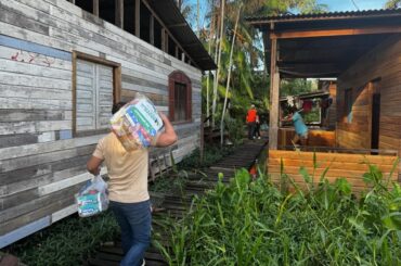 Governo do Amapá atende mais de 70 famílias atingidas pelas fortes chuvas, em Macapá