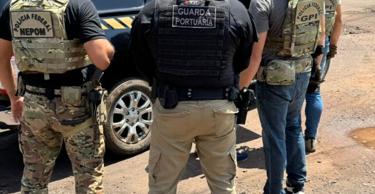 PF prende em flagrante homem suspeito de homicídio no município de Santana/AP