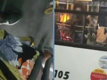 Passageira obesa fica presa por duas horas em catraca de ônibus