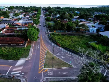 Governo do Amapá conclui obras de pavimentação e sinalização no bairro da Fazendinha, Zona Sul de Macapá